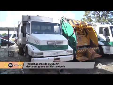 Trabalhadores da COMCAP declaram greve em Florianópolis