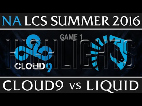 Cloud 9 vs Liquid Highlights, Game 1 NA LCS Week 5 Day 1 Summer 2016 - C9 vs TL G1 mp4