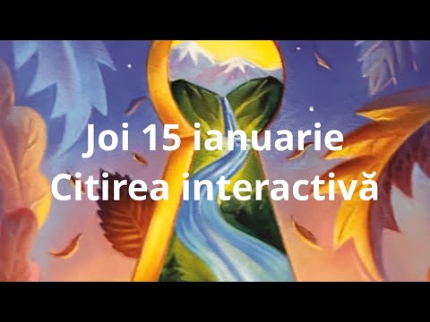 Joi 15 ianuarie 😘❤️🤗 citirea interactivă!!