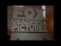 Fox Deadpool Pictures Logo 20th Century Tom Style UPDATED