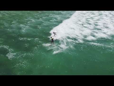 Surfers laying it down in Laguna Beach - (Phantom 3)