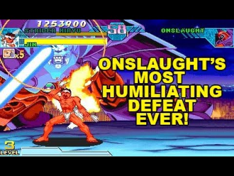 Marvel Vs. Capcom - THE DUMBEST WAY TO KILL ONSLAUGHT!!!