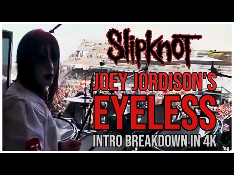 Joey Jordison's Eyeless Intro Breakdown | 4K 60FPS (Reupload)