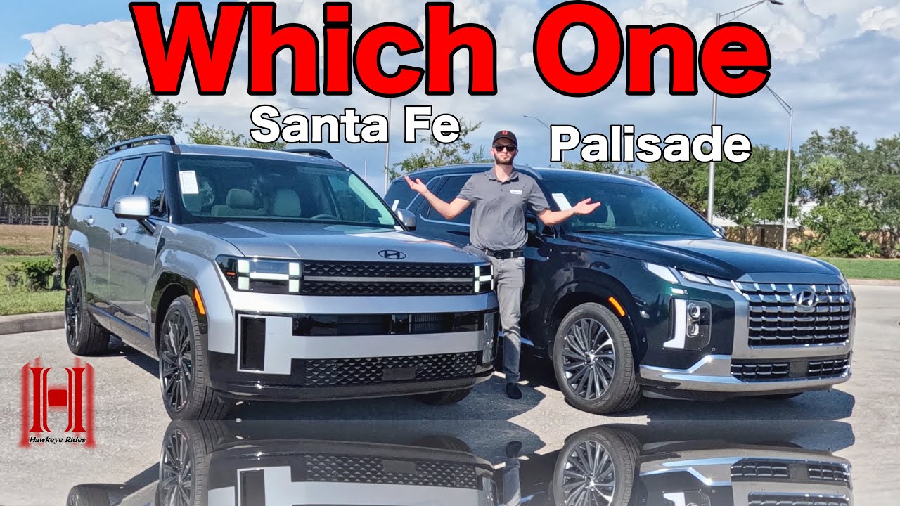 2024 Hyundai Santa Fe vs Hyundai Palisade – Specs and Test Drive