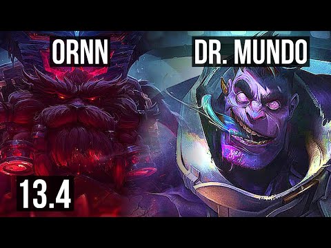 ORNN vs DR. MUNDO (TOP) | 1.6M mastery, 12/2/7, 800+ games, Legendary | EUW Diamond | 13.4