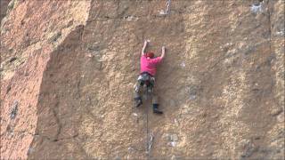 preview picture of video 'Drew Ruana (age 12) on Karate Wall 5.12b/c R'