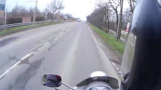 preview picture of video 'Piaggio Beverly 500 onboard - Szeged - Röszke, Hungary'