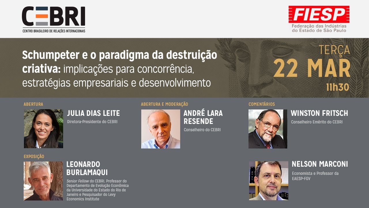 Schumpeter e a destruição criativa: concorrência, estratégias empresariais e desenvolvimento
