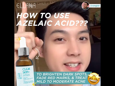 Jan Angelo - How to use Azelaic Acid (featuring Ellana Clear skin+ Clarifying Serum)