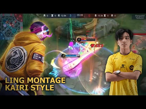 LING FASTHAND KAIRI STYLE MONTAGE | BEST ULTIMATE MOMENT | Ling Top Global | MLBB