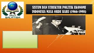 ekonomifuzziblog: Sistem Dan Struktur Politik Ekonomi Indonesia Masa