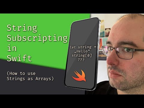 String Subscripting in Swift (How to use Strings as Arrays) - The Matthias iOS Development Show thumbnail