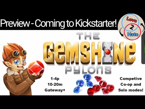 Preview of The Gemshine Pylons - Coming to Kickstarter!