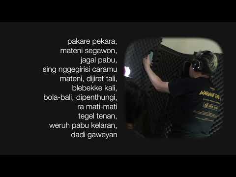 Jagal Pabu - GNTZ (dokumentasi video beserta liriknya)
