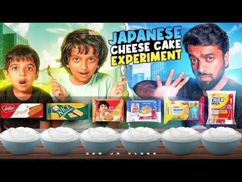 Trending BISCUIT Cheese CAKE செய்வது எப்படி ⁉️🤯 DAN JR VLOGS