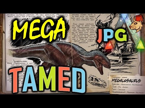 ARK Survival Evolved Megalosaurus Explained - ARK TAMED PS4 XB1 PC