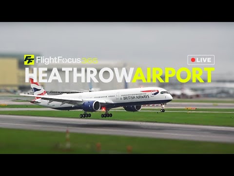 Heathrow Airport Live - Monday 25th March 2024