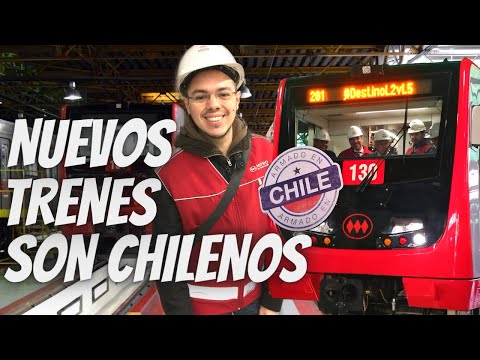 🔥PRIMER TREN Alstom ARMADO en CHILE por METRO DE SANTIAGO 🚇| CONOCIMOS LA FÁBRICA 🇨🇱