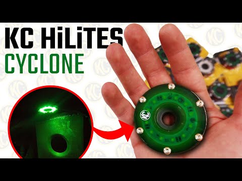 KC HiLiTES Cyclone LED Lights - Unique Interior or Rock Light Solution!