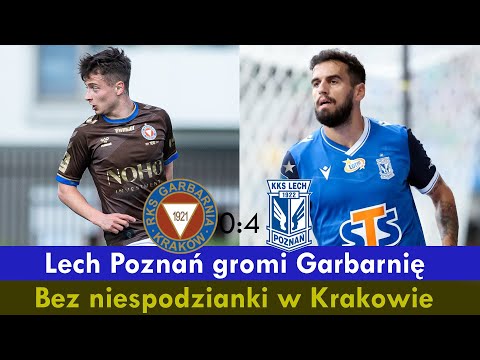 Garbarnia Kraków 0-4 Lech Poznań | 1/8 Puchar Polski | Bez niespodzianki, Lech gromi Garbarnię