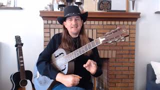 Write Me A Few Of Your Lines Mississippi Fred McDowell Slide Guitar Lesson (main riff)