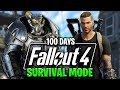 I Survived 100 Days in Fallout 4 Survival Mode!