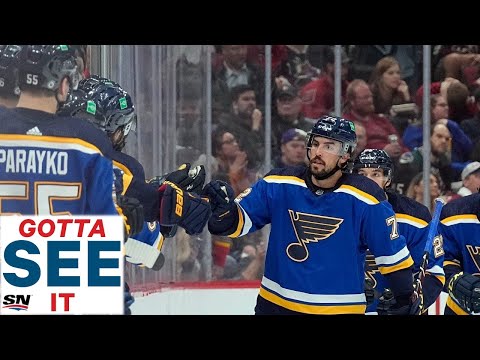 GOTTA SEE IT: Blues Score Five Goals In 5:07 Against The Coyotes