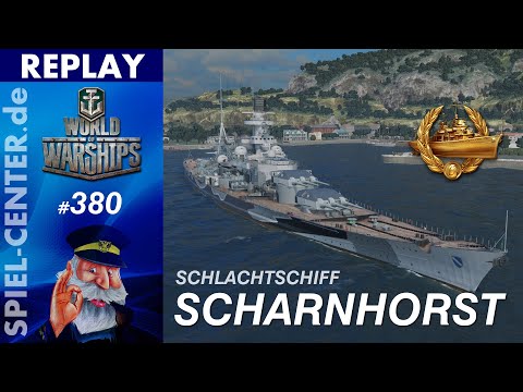 World of Warships Replay #380: Scharnhorst [ als Toptier auf der Jagd... ]