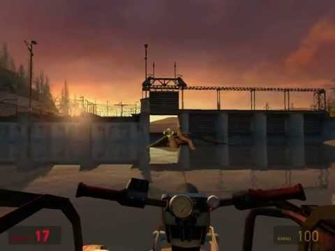 Half-Life 2 - Water Hazard - Bypass at the dam - 1 win and 2 fails