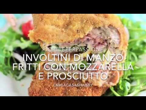 Involtini di manzo con mozzarella e prosciutto