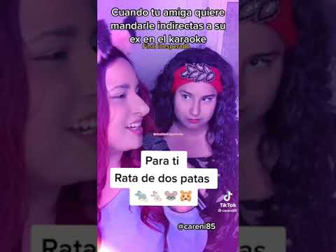 LA AMIGA INTENSA EN EL KARAOKE - RATA DE DOS PATAS (PARODIA)
