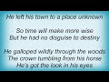 At Vance - Hold Your Fire Lyrics