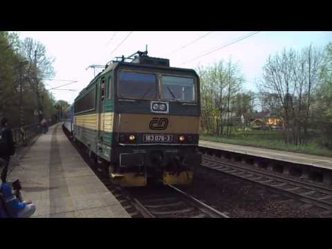 Odjezd vlaku Os 3311 (ČD 163.076, zpoždění 8 min) - Polanka nad Odrou, 27. 4. 2013