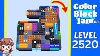 Solution du Niveau 2520 de Color Block Jam