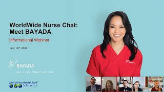 WorldWide Nurse Chat: Meet BAYADA - July 2022 (webinar replay)