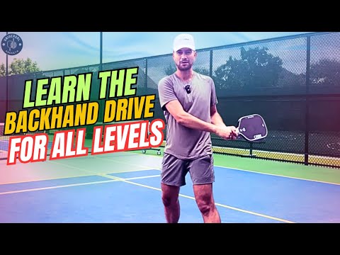 Learn the Backhand Drive in Pickleball | Easy Guide for All Levels