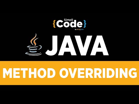 Java Tutorial For Beginners Method Overriding In Java What Is Method Overloading Simplicode