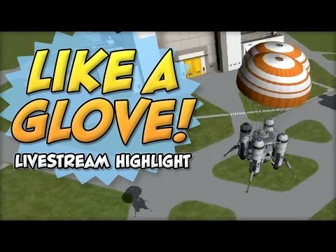 Pinpoint Landing in Kerbal Space Program - Livestream Hightlight