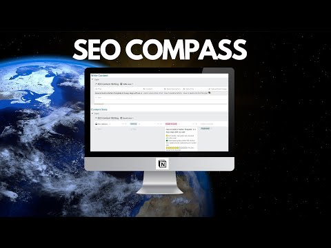 SEO COMPASS - Premium | Notion Template | Prototion