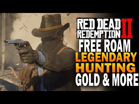 [RDR2] Free Roam Gameplay - Legendary Hunting, Treasure Hunts, Gold & More! Red Dead Redemption 2
