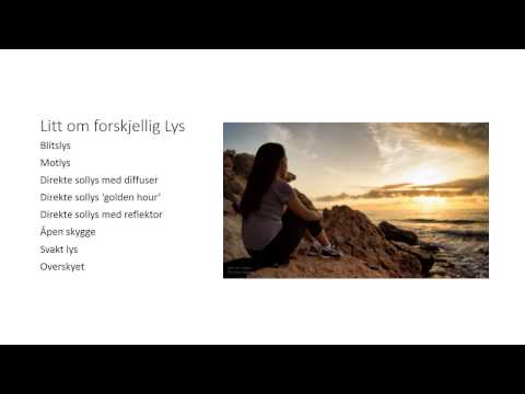 Portrettfoto - metode - planlegging - utførelse