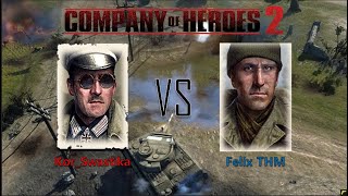 [COH2]OKW(Special Operations Doctrine) vs USF(Mechanized Company) 2020 01 07
