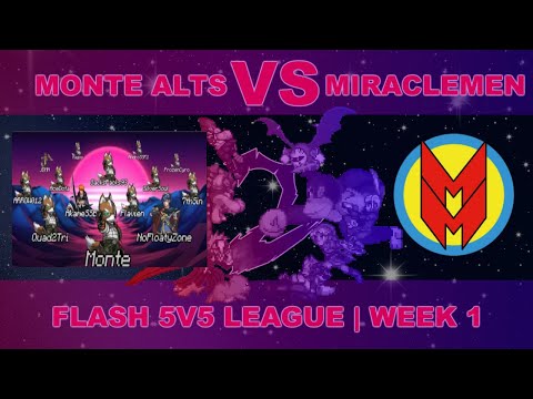 Flash 5v5 League - Monte Alts vs The Miracle Men - Week 1