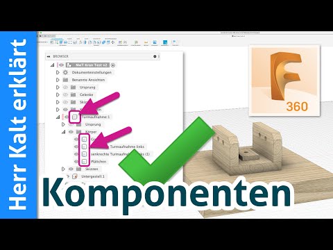 Fusion 360: Körper und Komponenten – Fusion für Anfänger