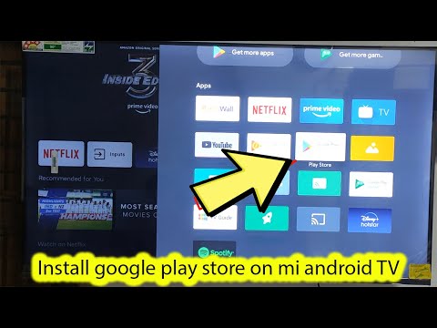 How to install google play store on MI android TV
