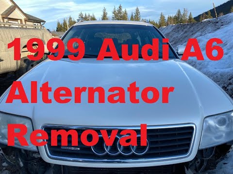 1999 Audi A6 Alternator Change 2.8 L