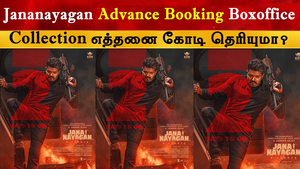 Jananayagan Box Office Collection Before Release | CM Thalapathy Vijay | TVK