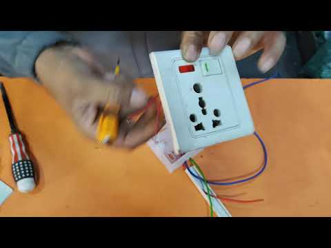 How to connect power Socket in Nepali.