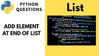 APPEND  an Item in a LIST PYTHON. Python Practice Quesion 3