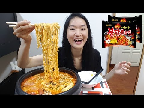 [MUKBANG] Spicy Noodles Army Stew | Korean Fire Ramen Hotpot | Budae Jjigae 부대찌개 Video